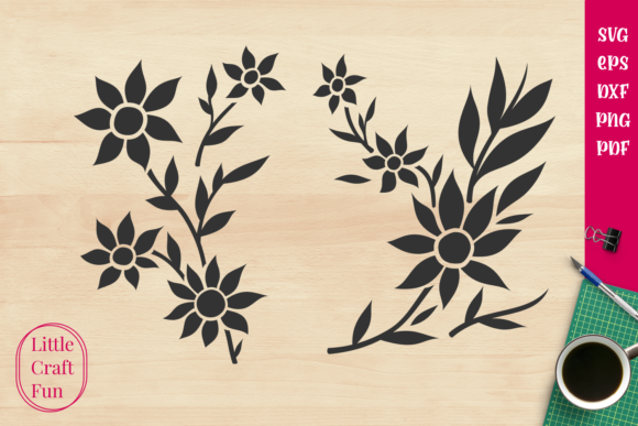 Flowers Silhouette Svg Graphics and Crafts Review