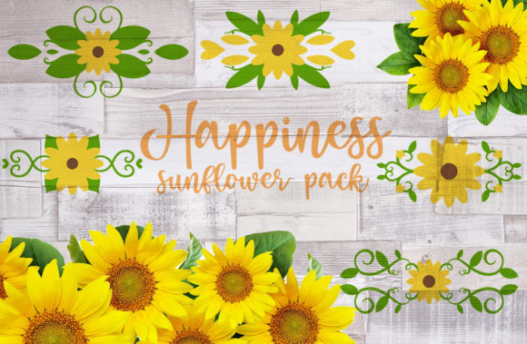 Happiness, Sunflower Pack: Graphics and Illustrations Review