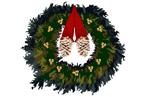 Impressive Christmas Wreath 228 Graphics and Illustrations Review