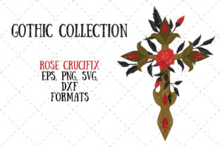 Rose Crucifix Graphics and Illustrations Review